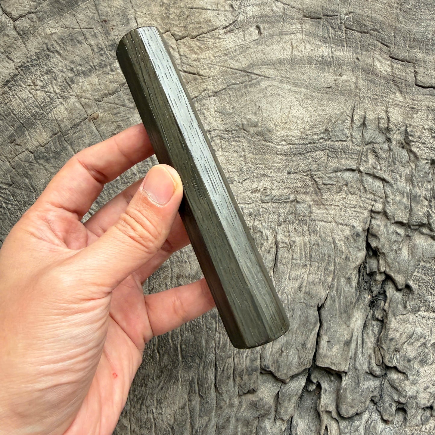 I - 2 Bog Oak wood Wa handle , Mono - 140mm