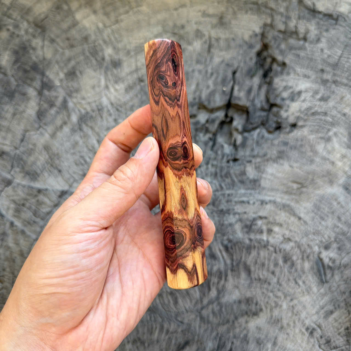 I - Super Cool Devil Eye Siamese Rosewood Wa handle, Mono, 140mm handle
