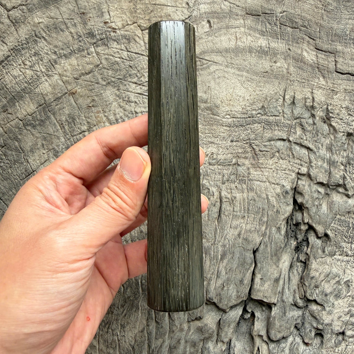 I - 2 Bog Oak wood Wa handle , Mono - 140mm