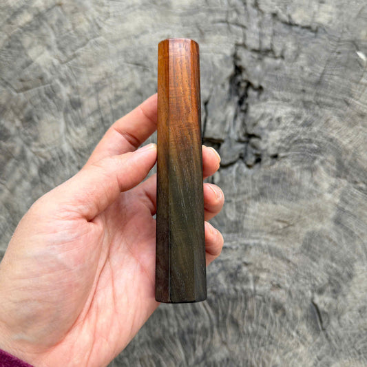 I- 2 Cool Curly Two Ton Siamese Rosewood Wa handle, Mono - 135mm