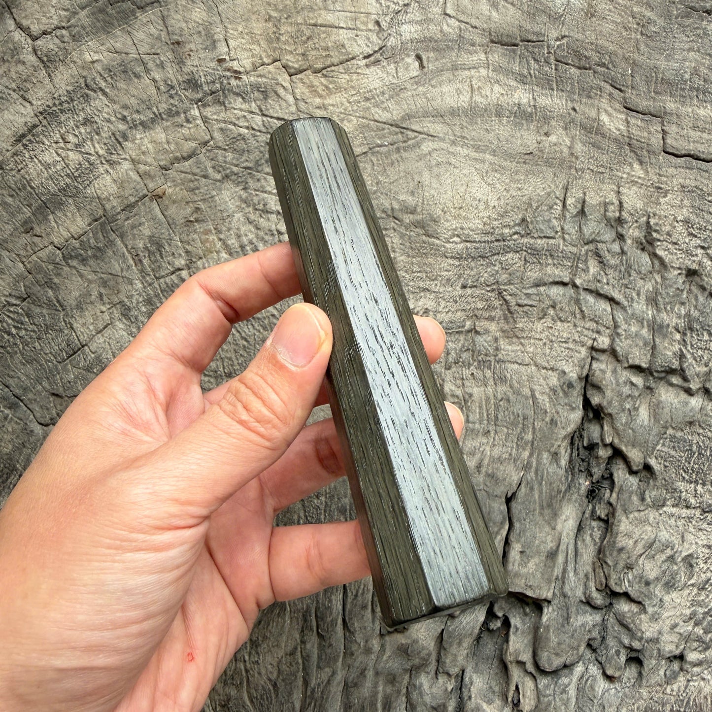 I - 2 Bog Oak wood Wa handle , Mono - 140mm