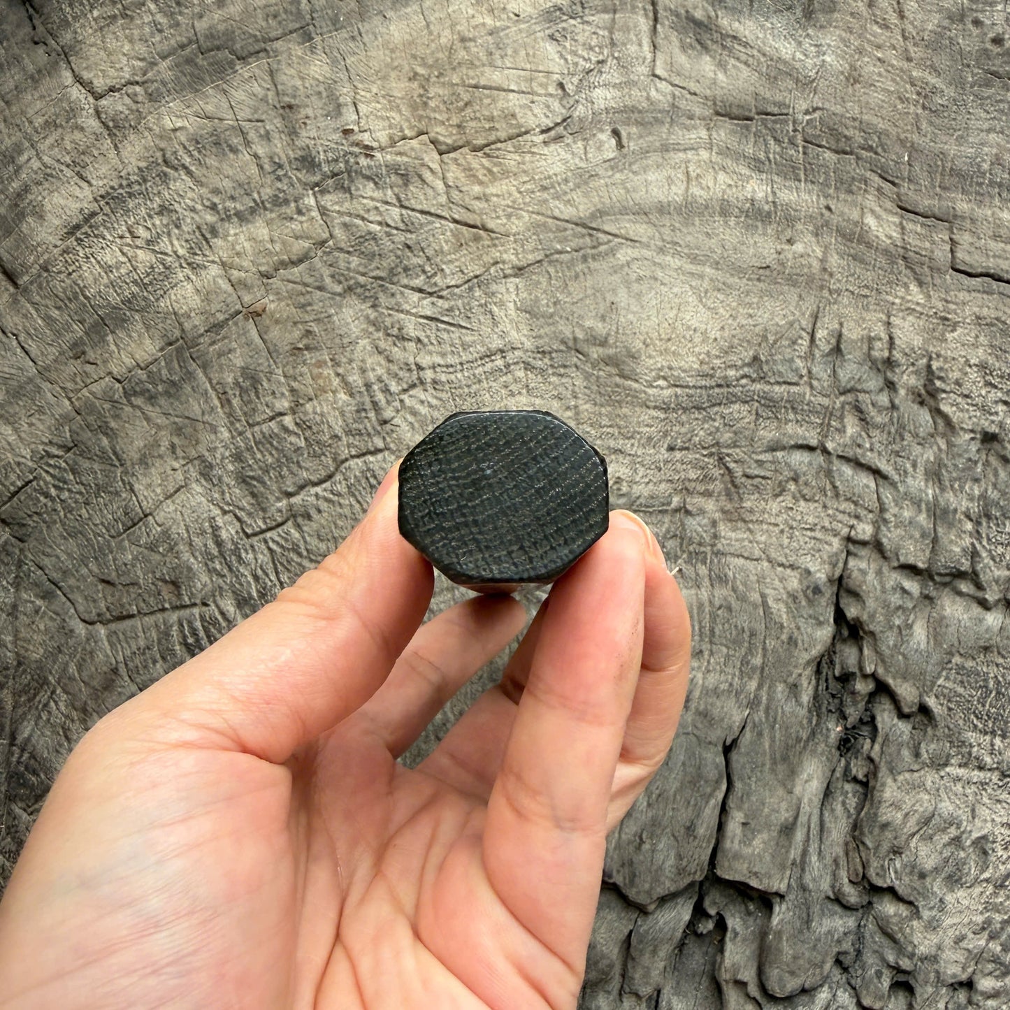 I - 2 Bog Oak wood Wa handle , Mono - 140mm