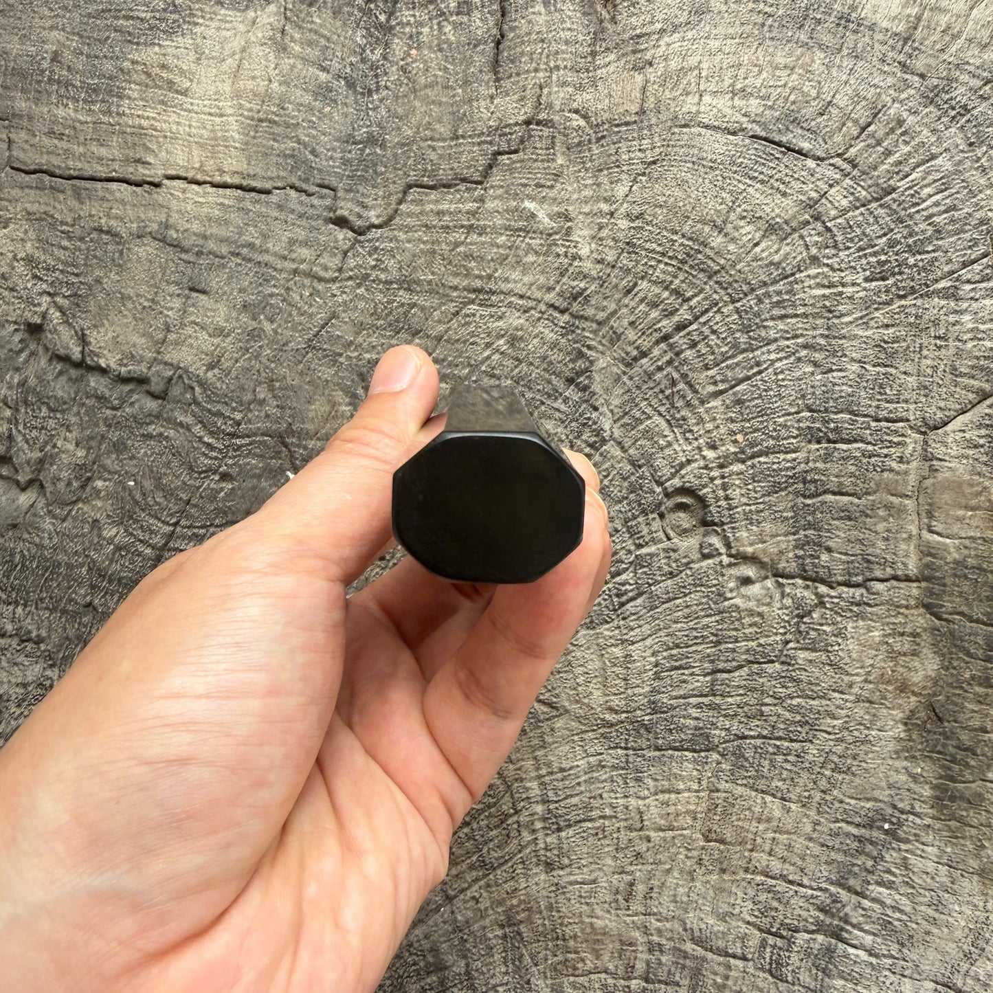 I - 23 Mun Ebony wood wa handle, Mono, Slim head - 140mm