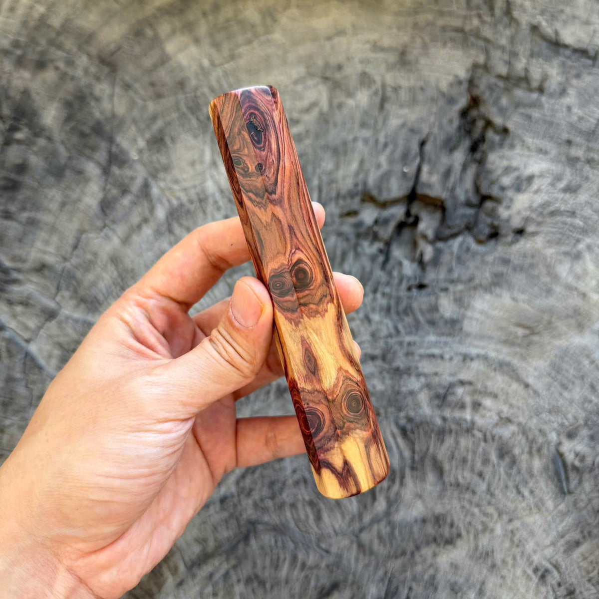I - Super Cool Devil Eye Siamese Rosewood Wa handle, Mono, 140mm handle
