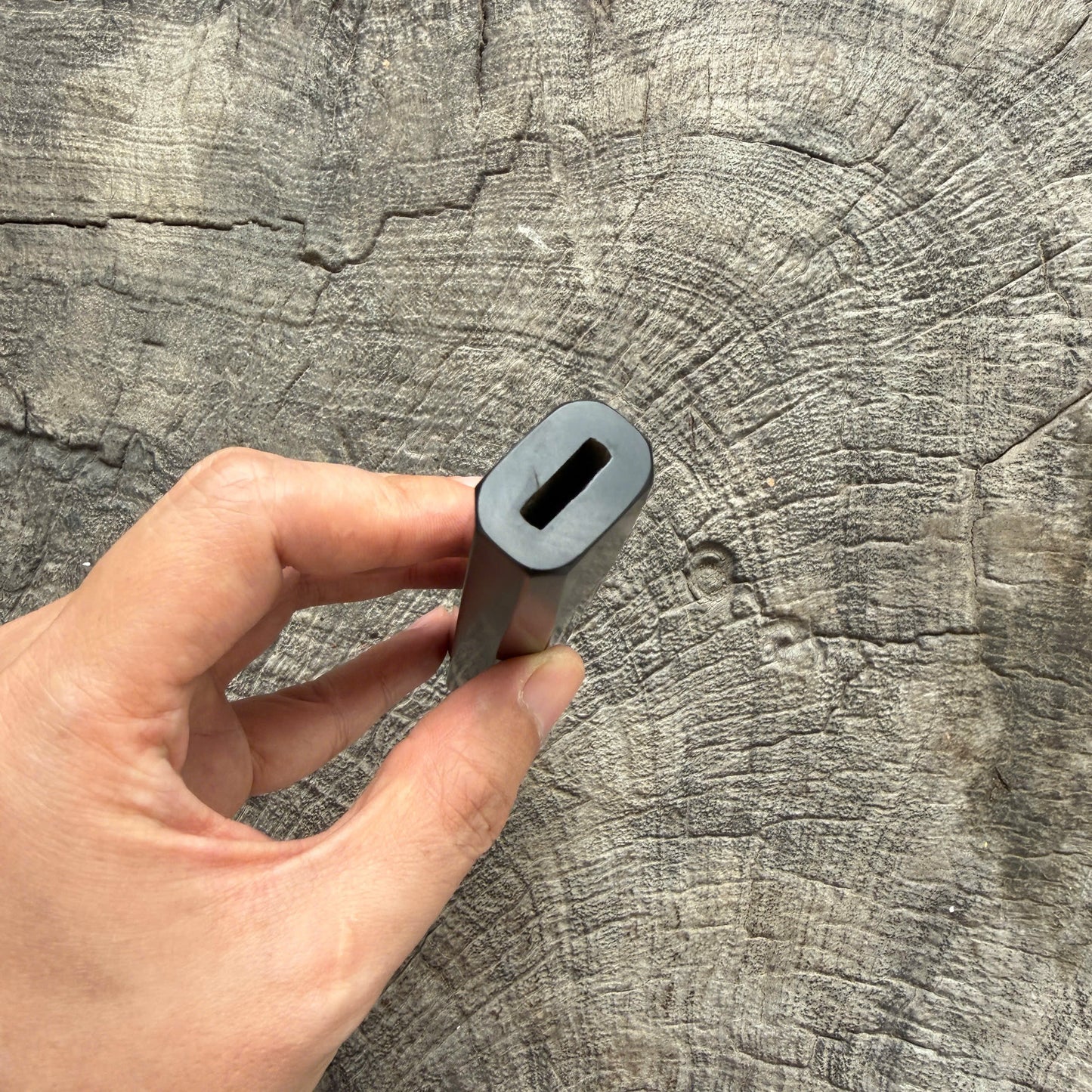 I - 23 Mun Ebony wood wa handle, Mono, Slim head - 140mm