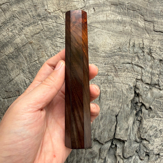 I - 24 Curly Siamese Rosewwood Wa handle , Mono - 140mm