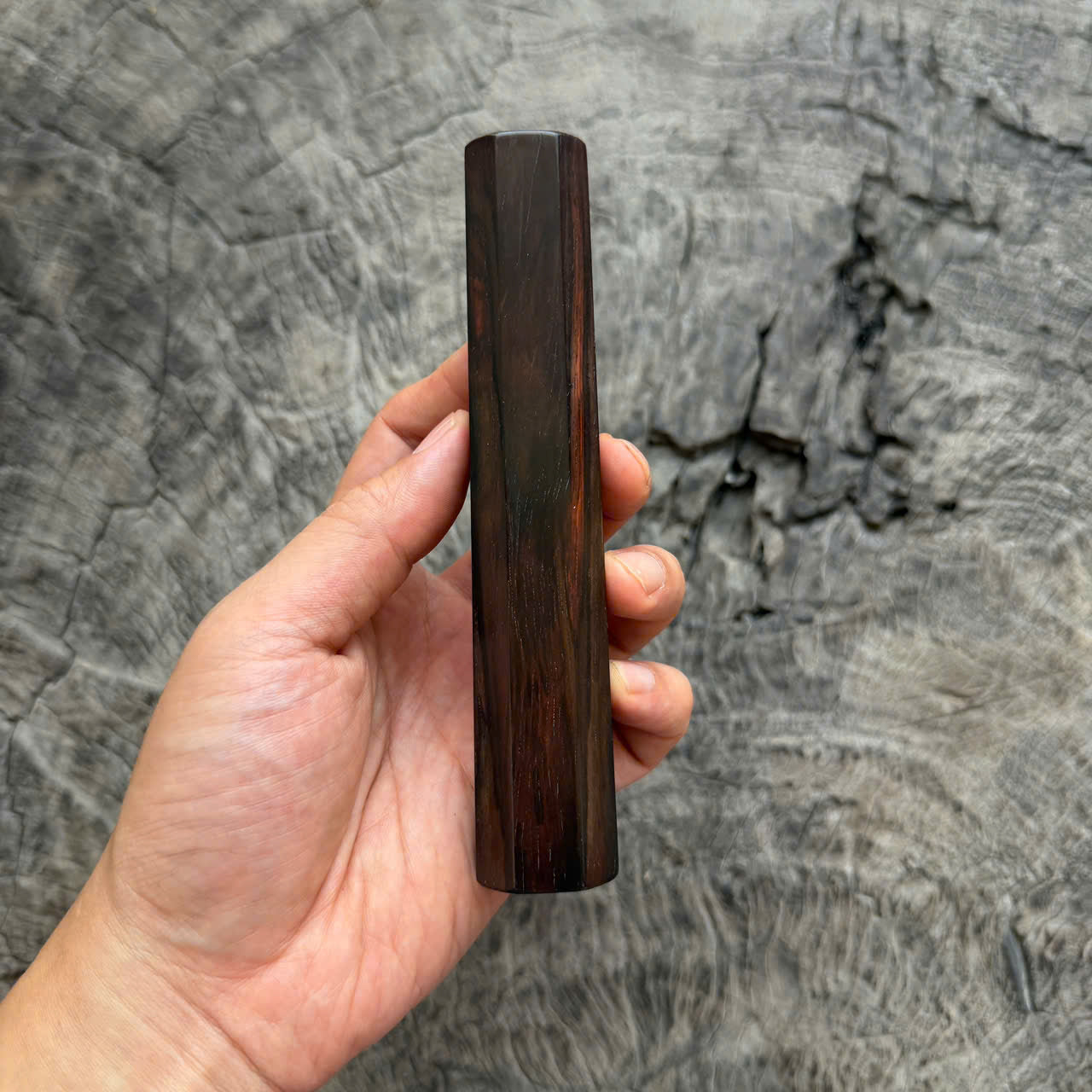 I - 46 Black Siamese Rosewood Wa handle, Mono, 145 mm handle