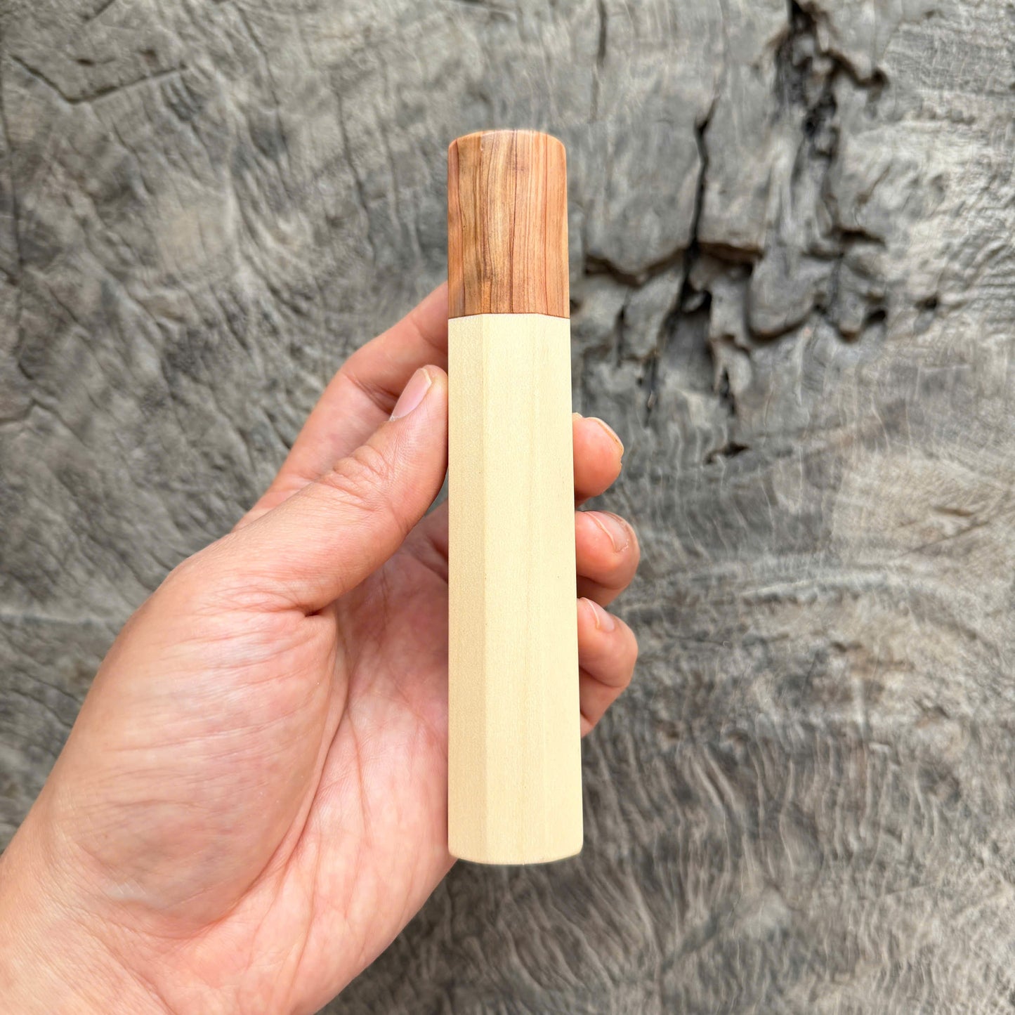 I - White Maple Wa handle, Tamamoku cedar Ferrule, Slim Shape -  140 mm