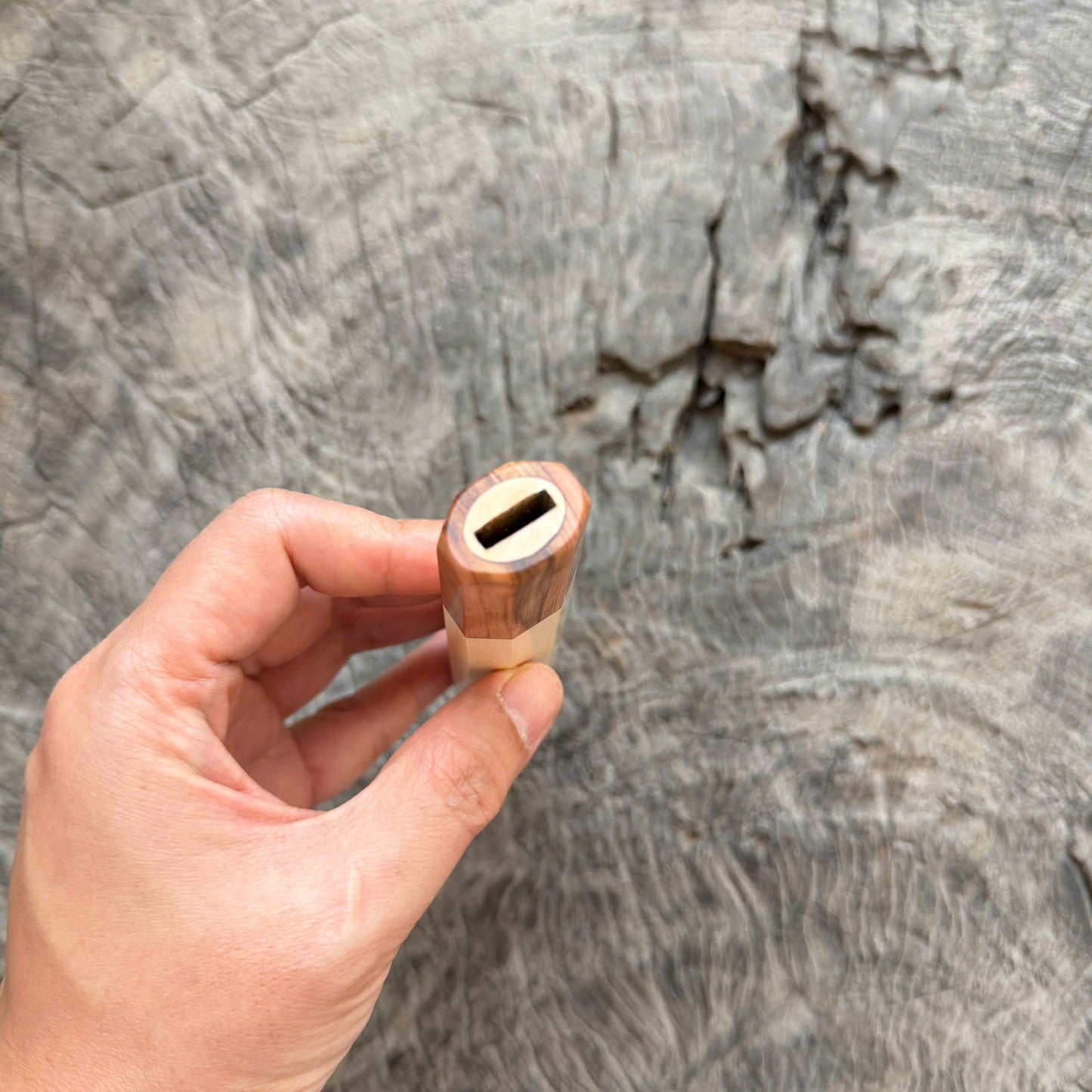 I - White Maple Wa handle, Tamamoku cedar Ferrule, Slim Shape -  140 mm