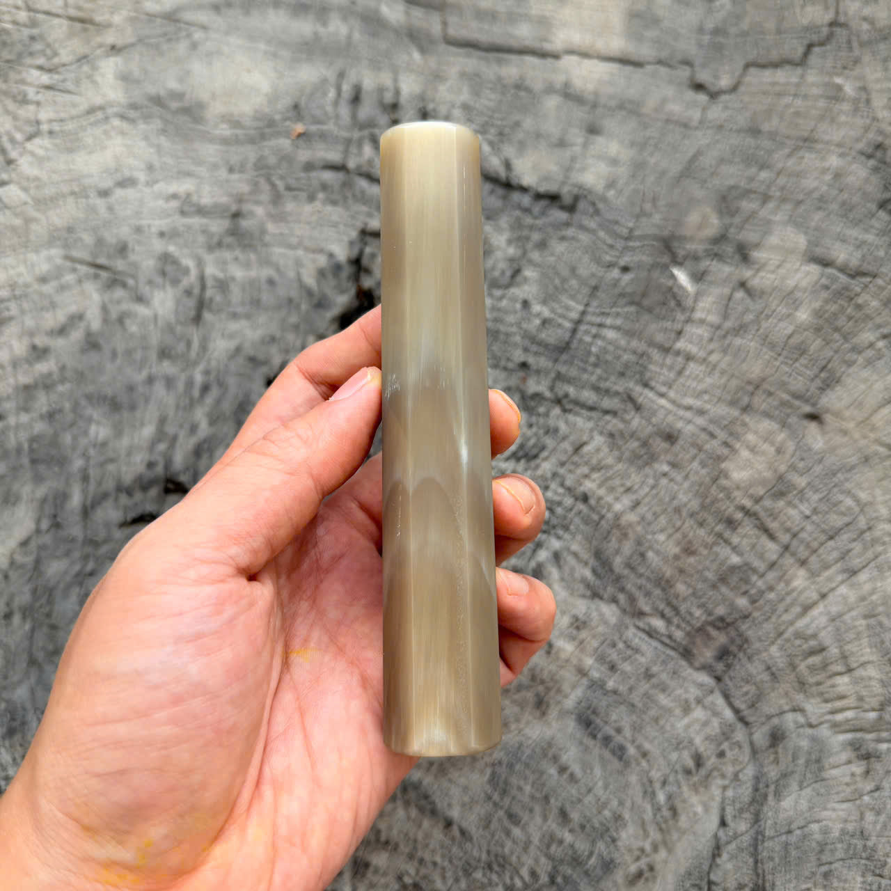 I- Arrow Full White Horn Wa handle, 135mm handle