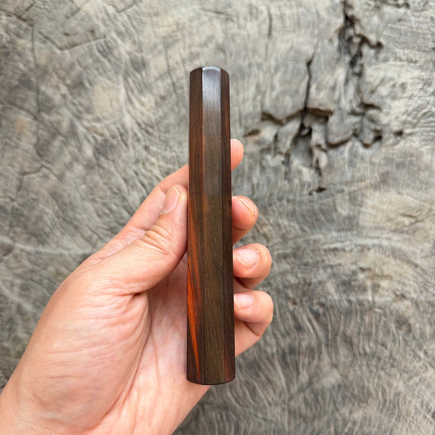 I-  8 Siamese Rosewood Wa handle, Mono - 135mm