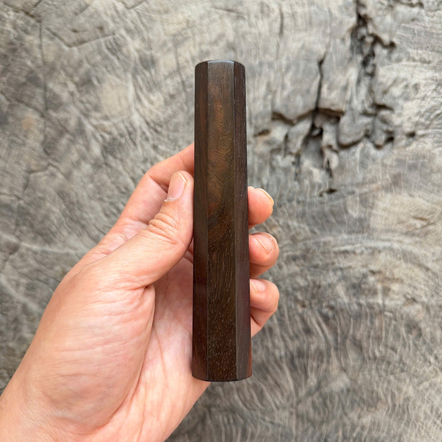 I-  8 Siamese Rosewood Wa handle, Mono - 135mm