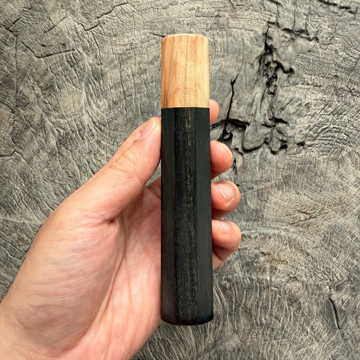 I - Ebony Wa handle, Tamamoku cedar ferrule, Slim Shape -  140 mm