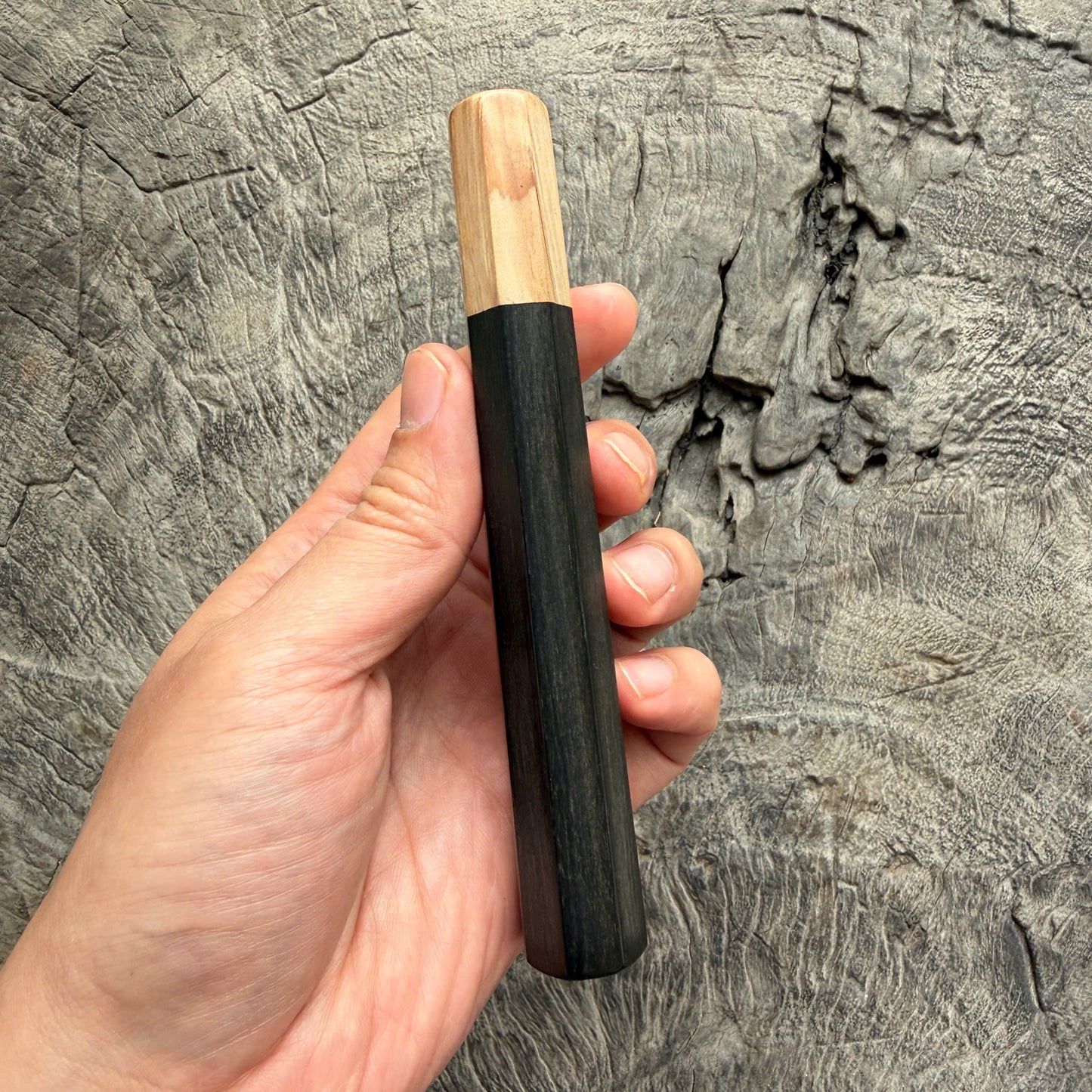 I - Ebony Wa handle, Tamamoku cedar ferrule, Slim Shape -  140 mm