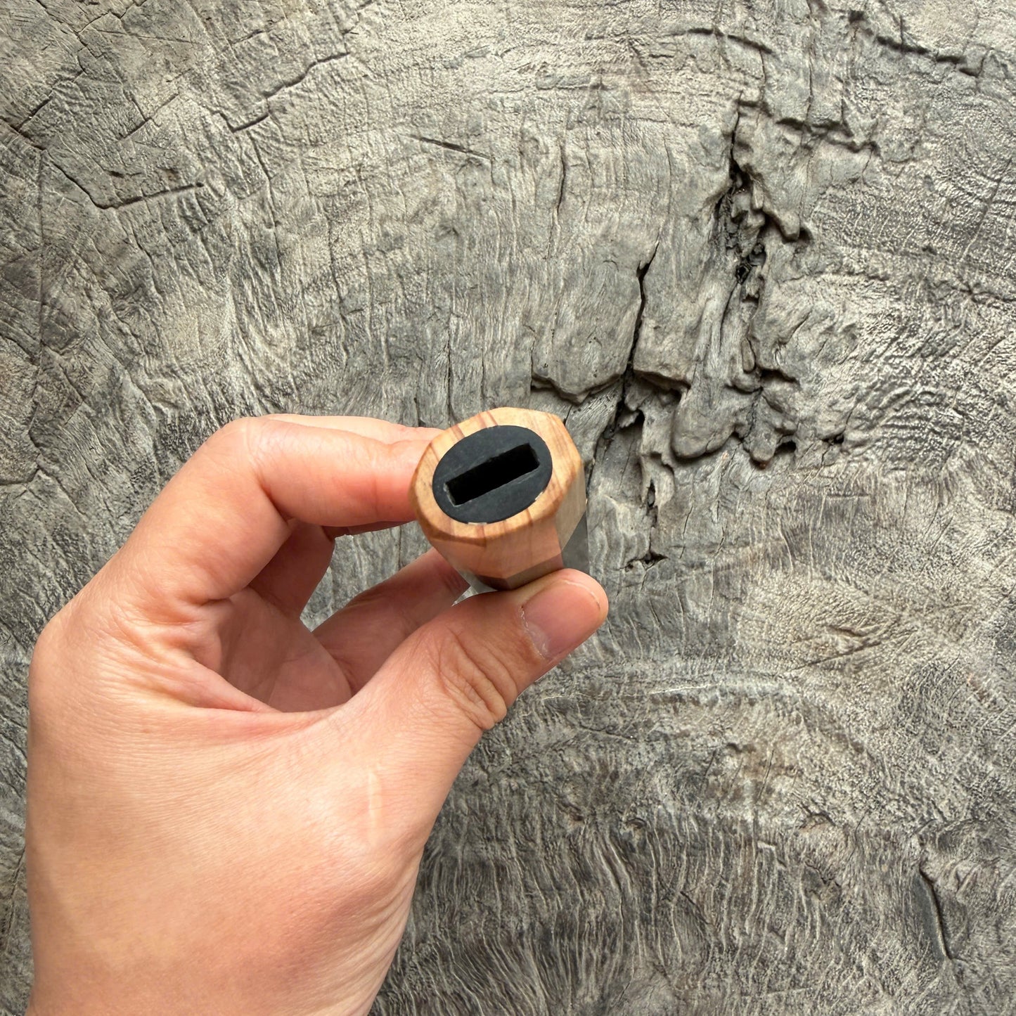 I - Ebony Wa handle, Tamamoku cedar ferrule, Slim Shape -  140 mm