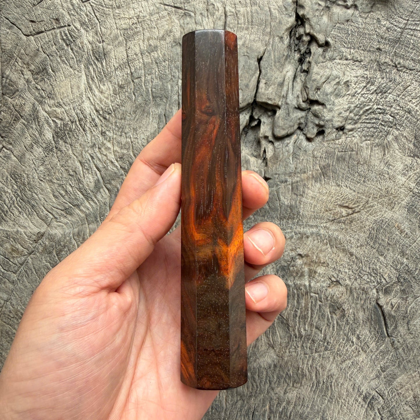 I-  9 Siamese Rosewood Wa handle, Mono - 135mm