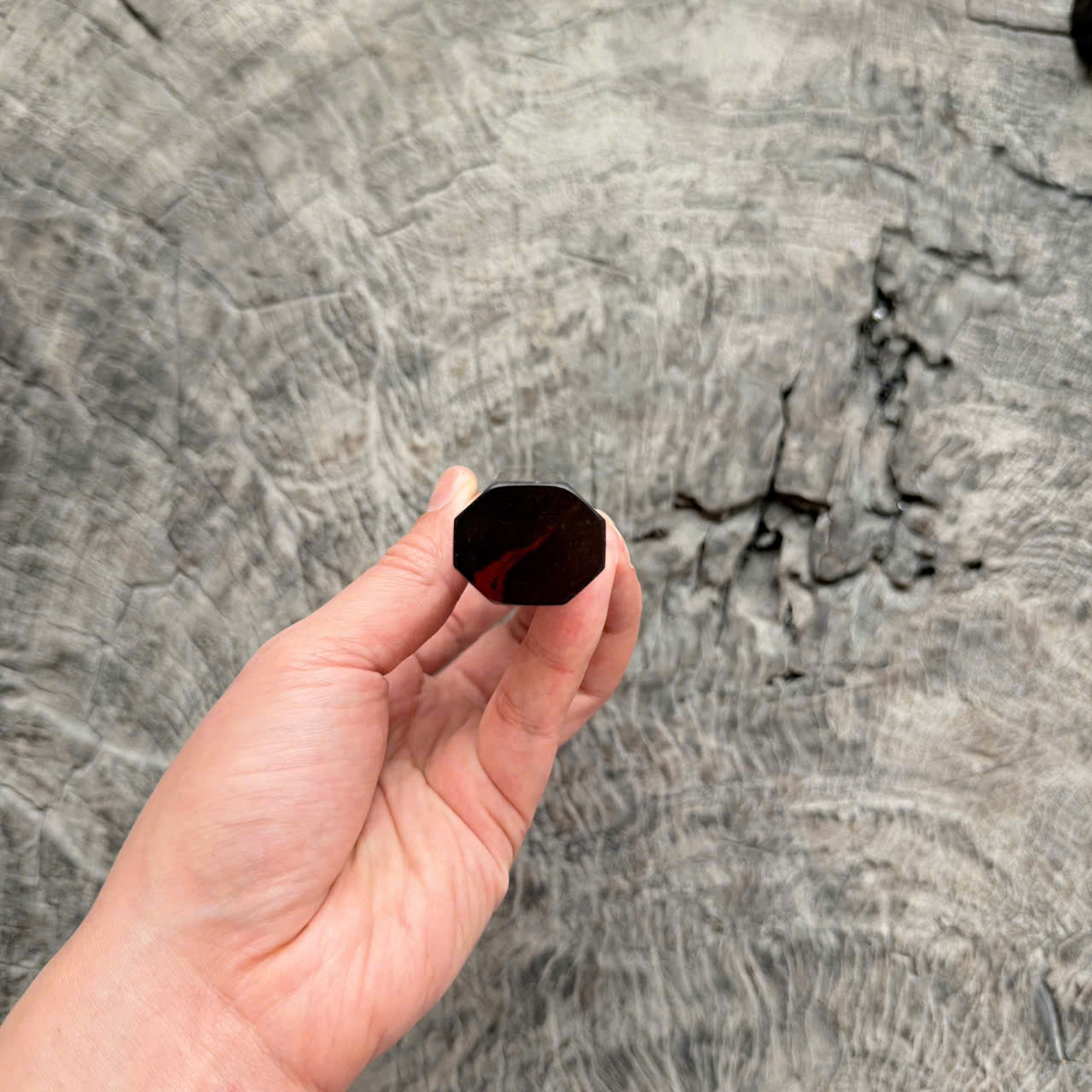 I - 20 Curly Siamese Rosewood Wa handle, mabrle horn Ferrule , 140mm handle