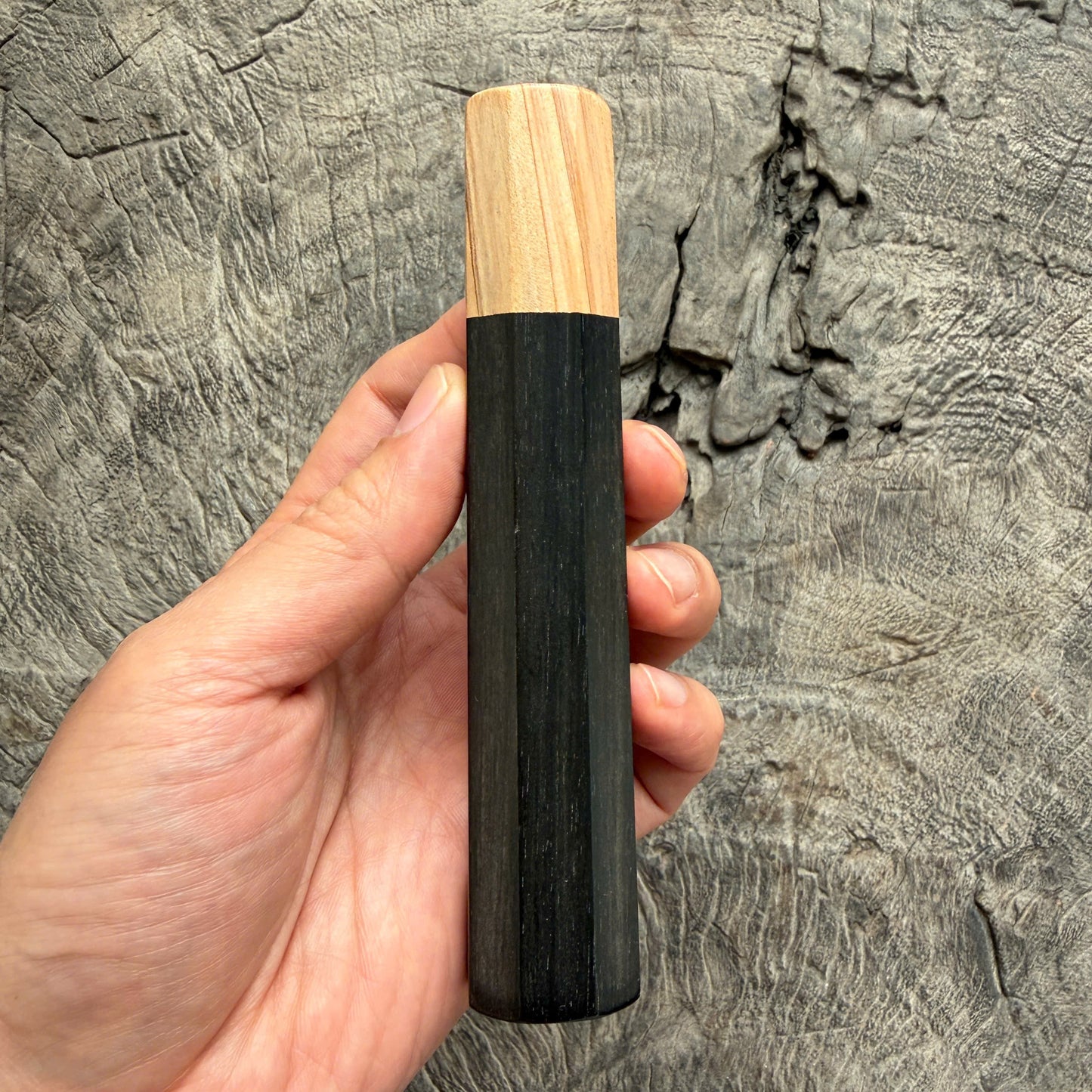 I - Ebony Wa handle, Tamamoku cedar ferrule, Slim Shape -  140 mm