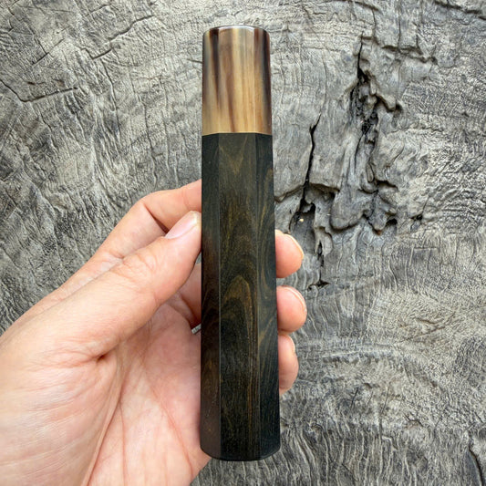 I -22 Ebony Wa handle, Marble Horn Ferrule - 140mm