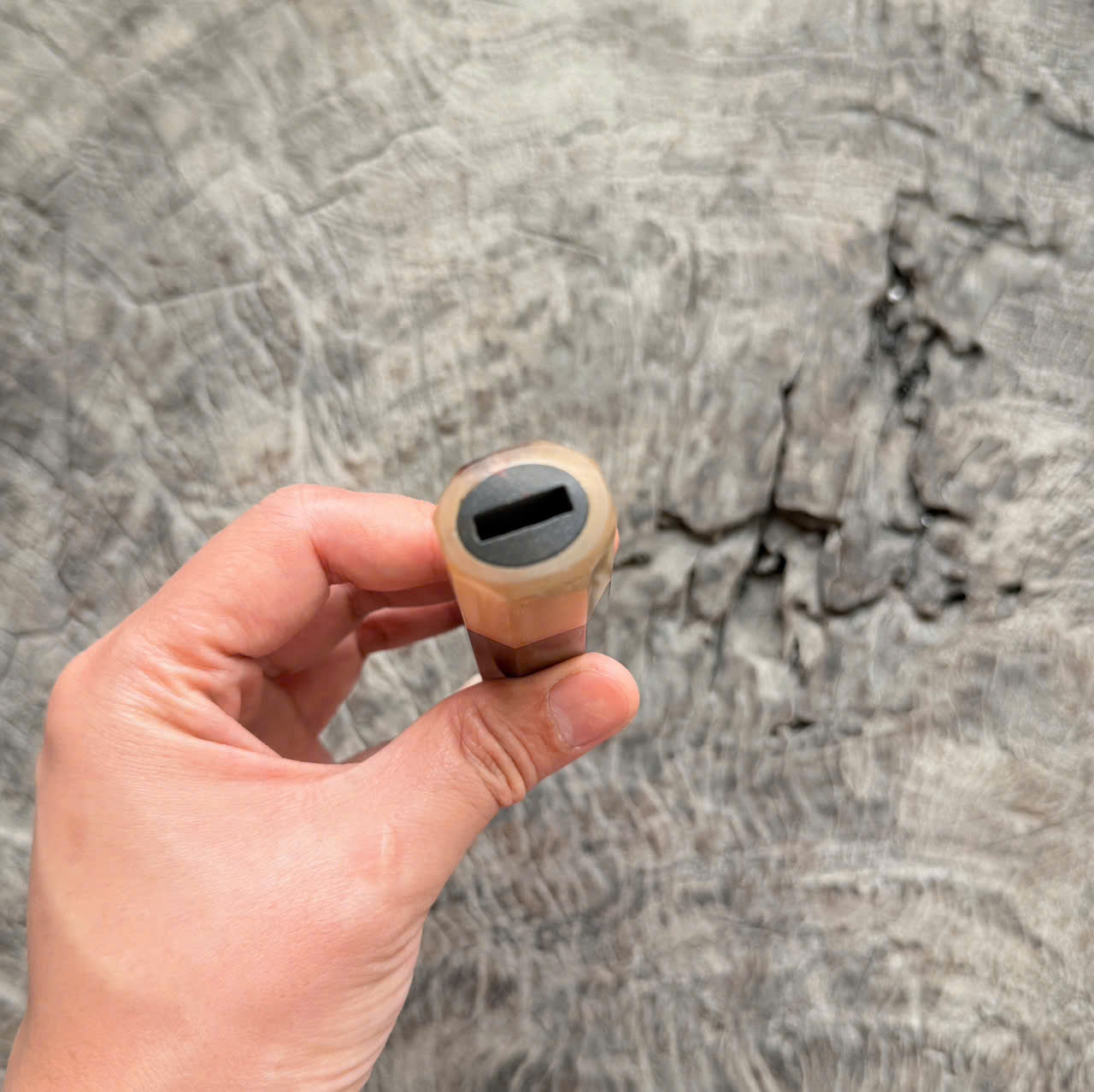 I - 20 Curly Siamese Rosewood Wa handle, mabrle horn Ferrule , 140mm handle