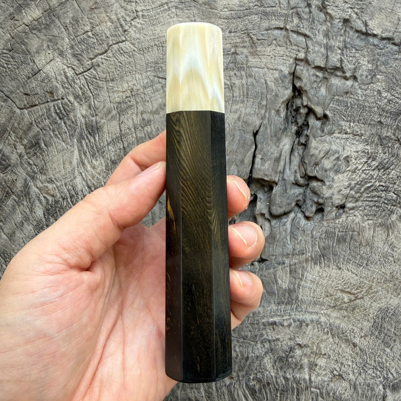 I - 20 Cool Ebony Wa Handle, Cream Horn Ferrule- 140mm