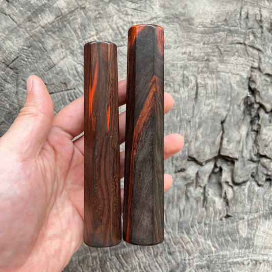 I - Set of Siam Rosewood Wa handle, Mono, 135 & 145mm