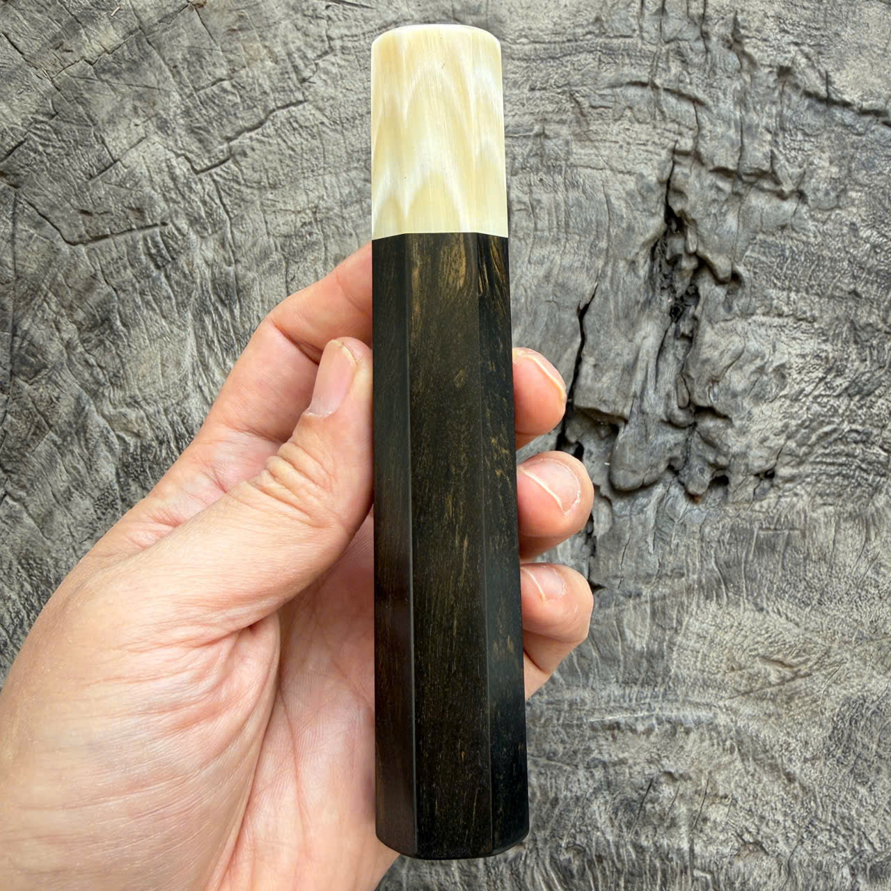 I - 20 Cool Ebony Wa Handle, Cream Horn Ferrule- 140mm