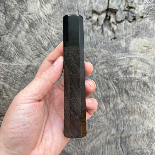 I- 11 Dark Siam Rosewood Wa handle, black horn ferrule - 135mm