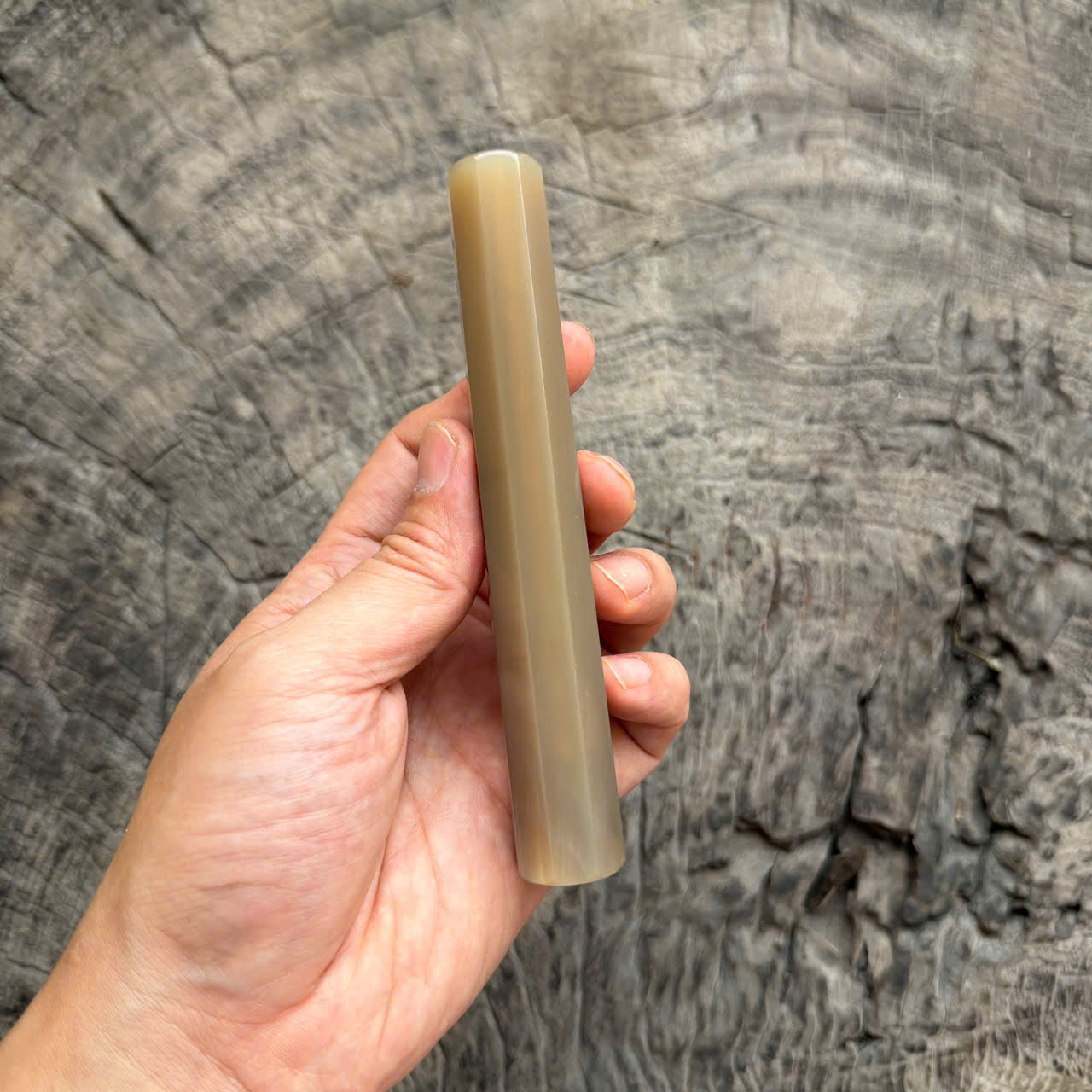 I- 11 Full white horn Wa handle,  135mm