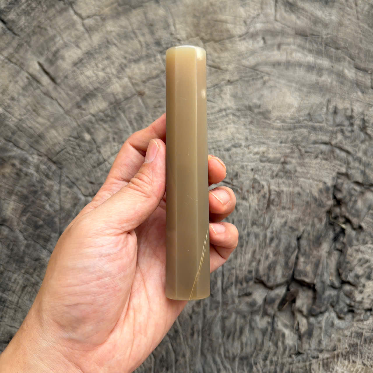 I- 11 Full white horn Wa handle,  135mm