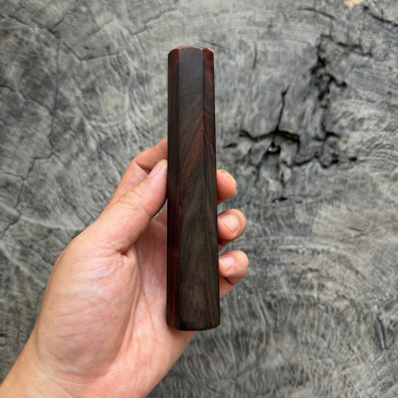 I -6 Black Siamese Rosewood Wa handle, Mono, 145 mm handle