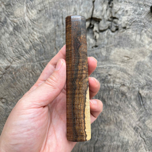 I-  Two tone Ringed gidgee Wa handle, Mono, 135 mm