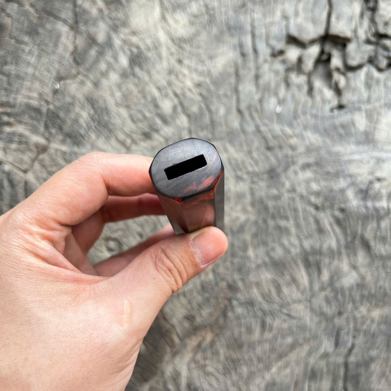 I - 7 Black Red Siam Rosewood Wa handle, Mono - 140mm