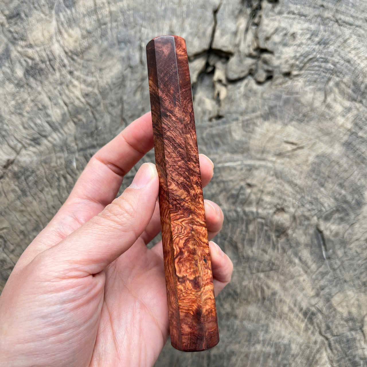 I - 2 Burl Rosewood wa handle, Mono, 140mm