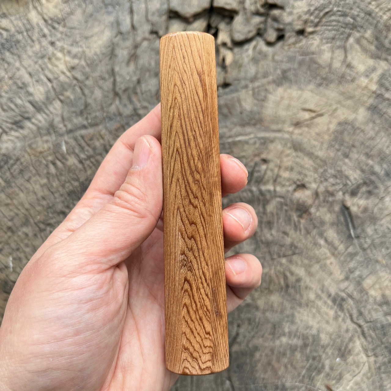 I-  Old Viet Cedar Wa handle, Mono -  135mm