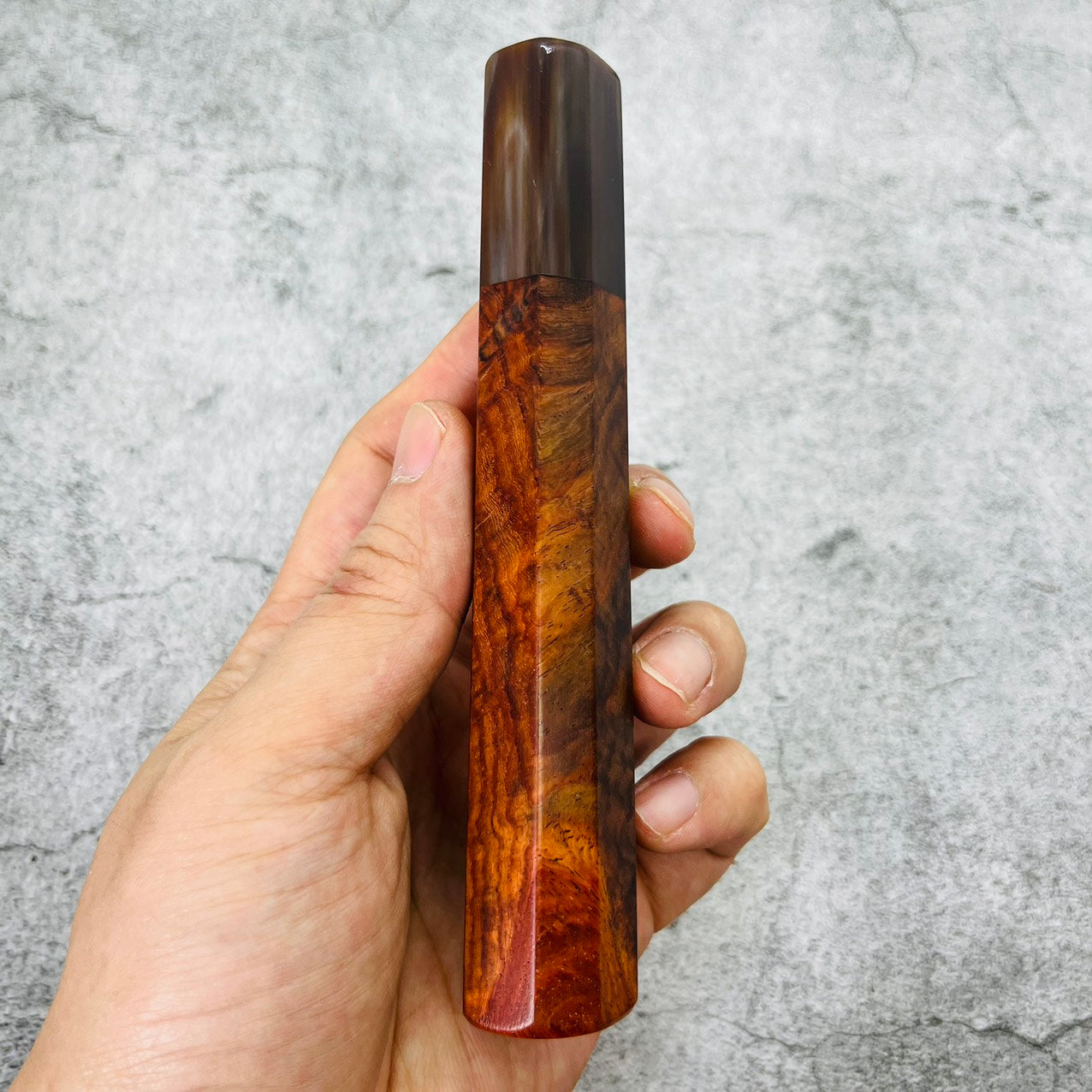 I- 6 Speical Siamese Rosewood Wa handle with marble horn ferrule- 140mm