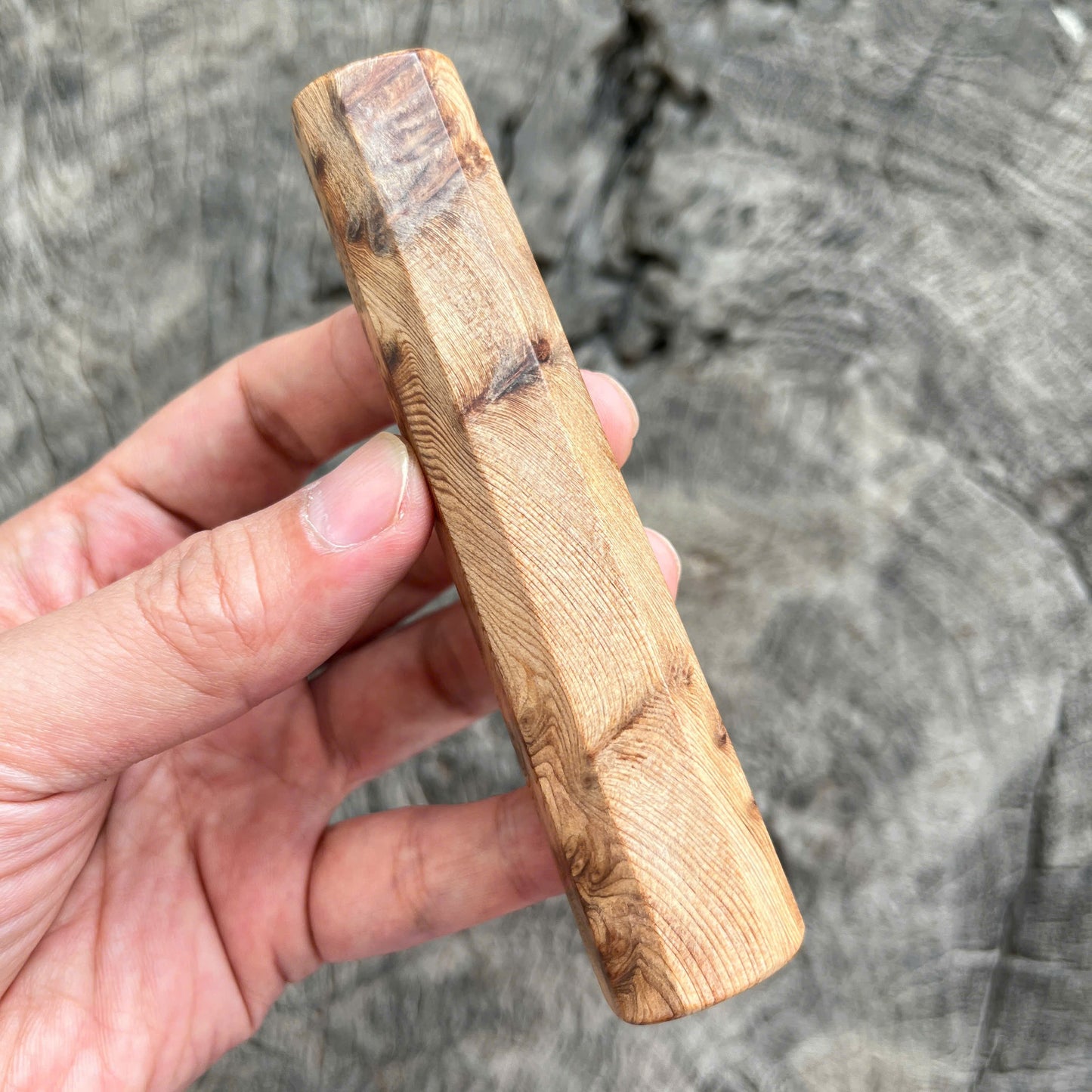 I- Mono Chinese Cedar Burl Wa handle
