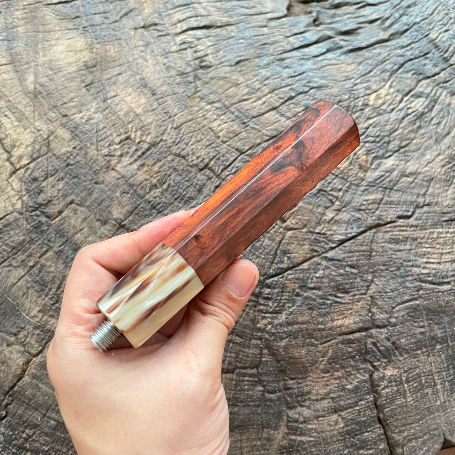 Custom Wooden Portafilter Handle, Buffalo Horn Ferrule | Twisted or  | Tapering - a stylish Espresso portafilter handle replacement