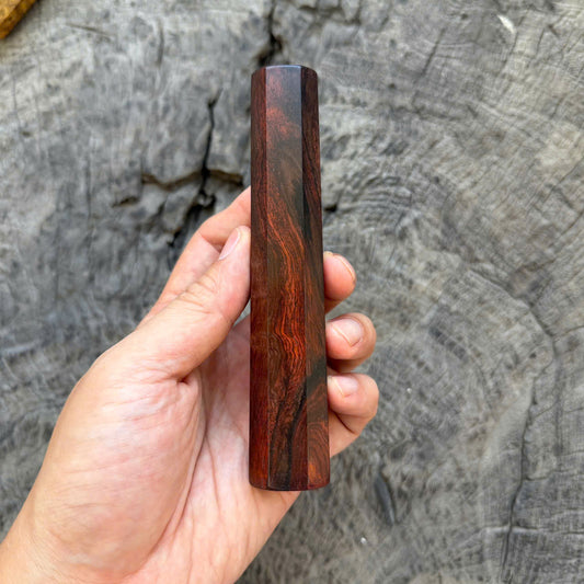 I- 33 Siamese Rosewood Wa handle, Mono, 135mm handle