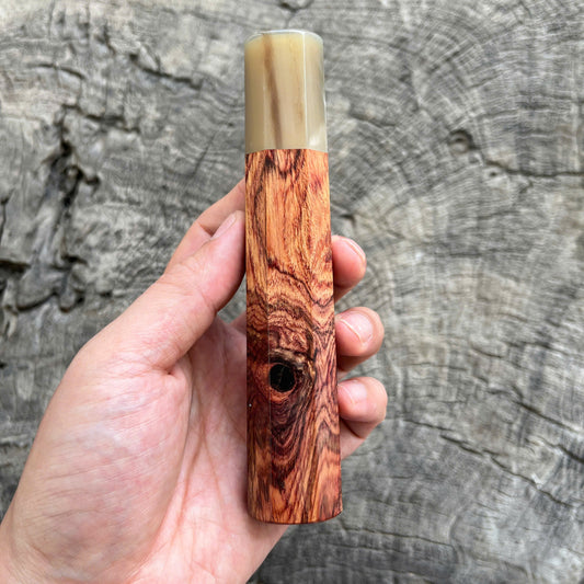I -  Storm Eye Rosewood Wa handle, Marble horn ferrule - 145mm