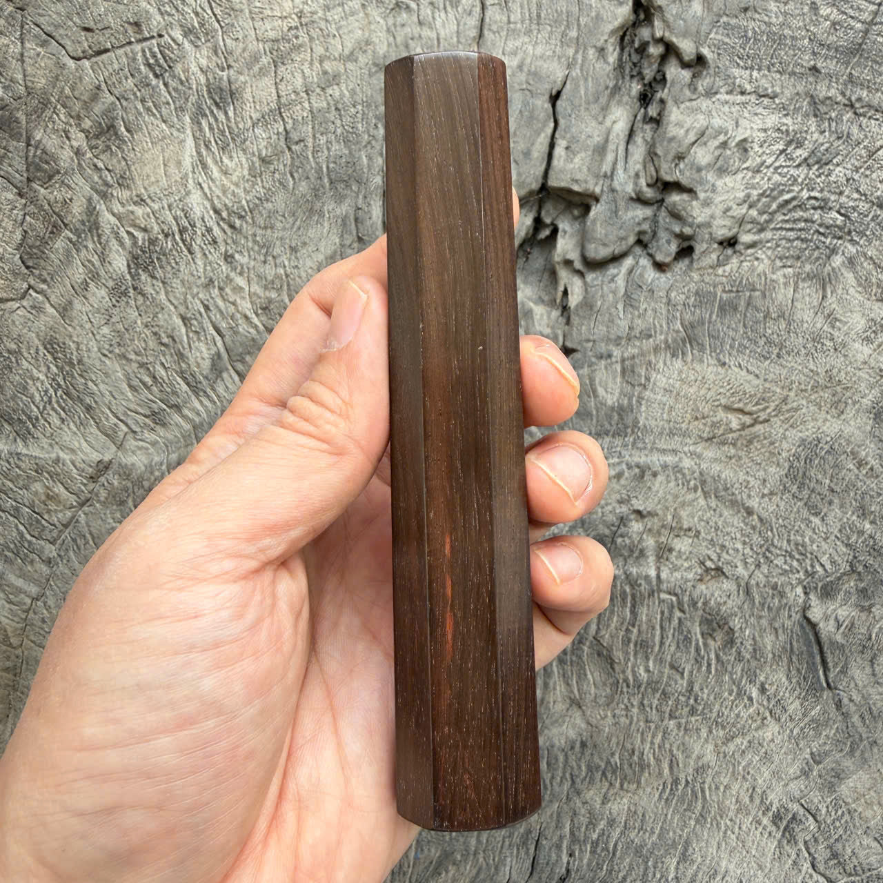 I-  3 Dark Siamese Rosewood Wa handle, Mono - 135mm