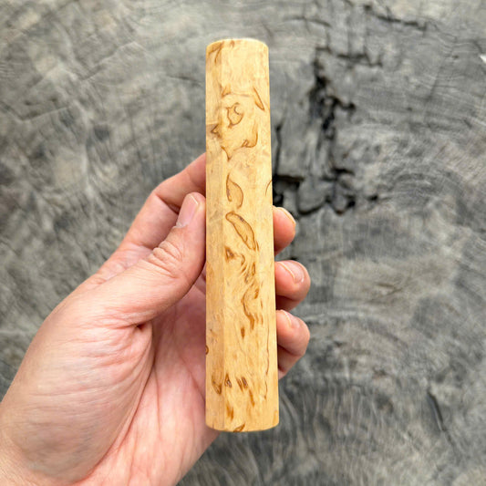 I - 2 Karelian birch Wa handle, Mono -  140 mm