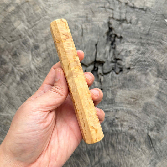 I - 2 Karelian birch Wa handle, Mono -  140 mm