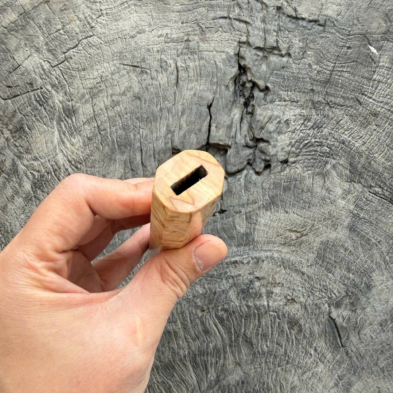 I - 2 Karelian birch Wa handle, Mono -  140 mm