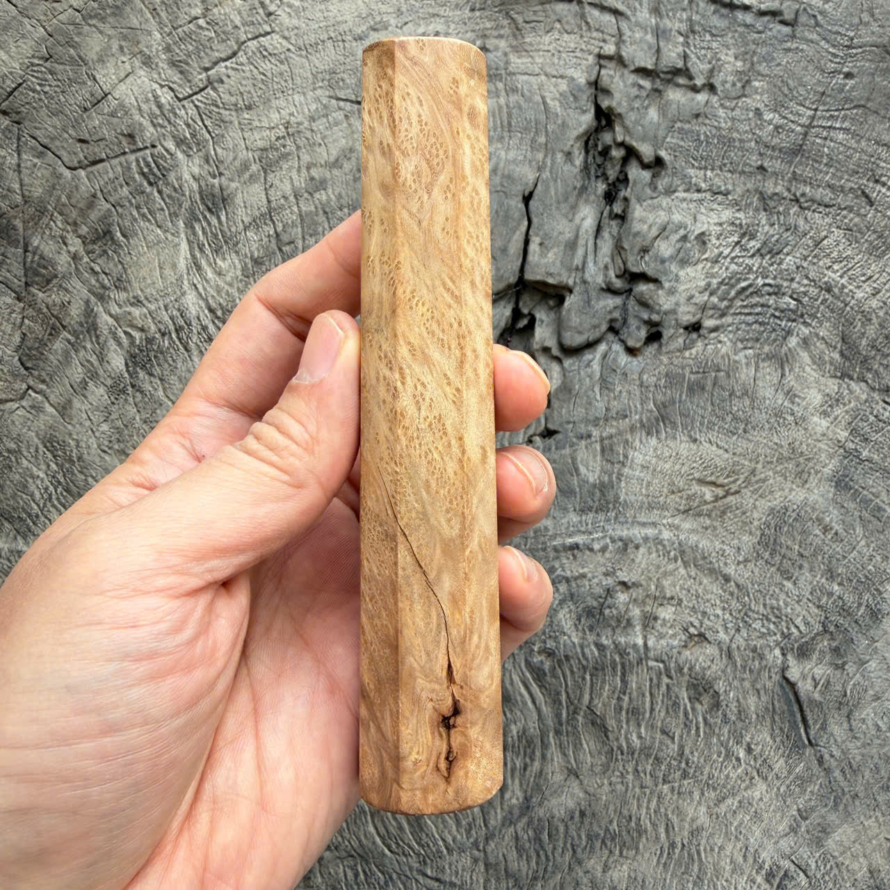 I - 2 Burl crape myrtle Wa handle, Mono -  140 mm