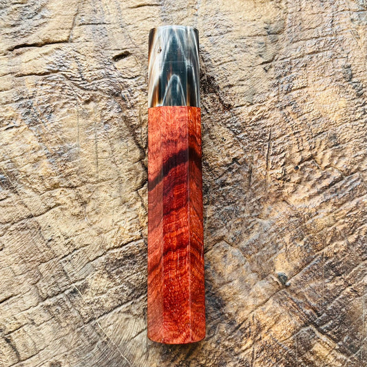 I- 11 Rosewood Wa handle with marble horn ferrule -  135mm