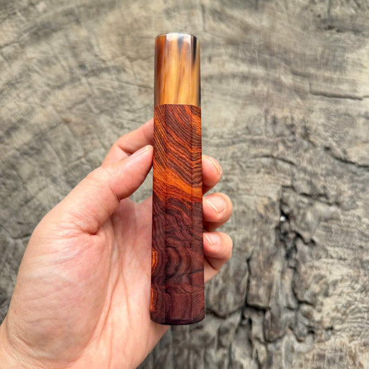 I - 7 Cool Rosewood Wa handle - marble horn ferrule - 143 mm