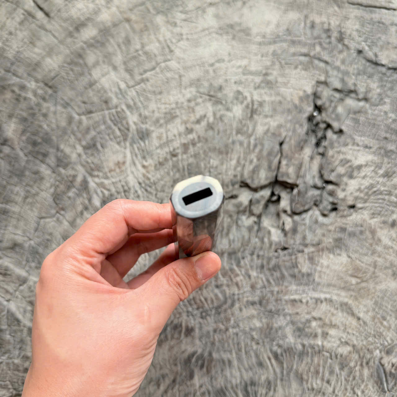 I -19 Black Red Siamese Rosewood Wa handle, Black white horn Ferrule , 140mm handle