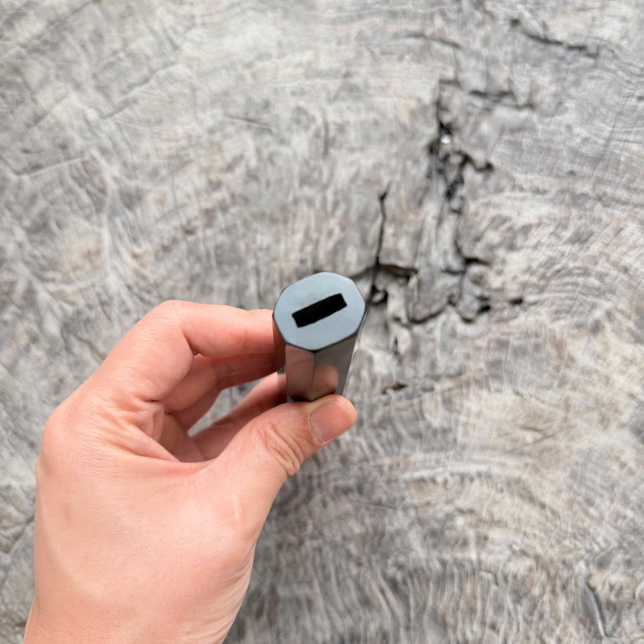 I - 3 Grained Ebony Wa handle, Mono, 140 mm