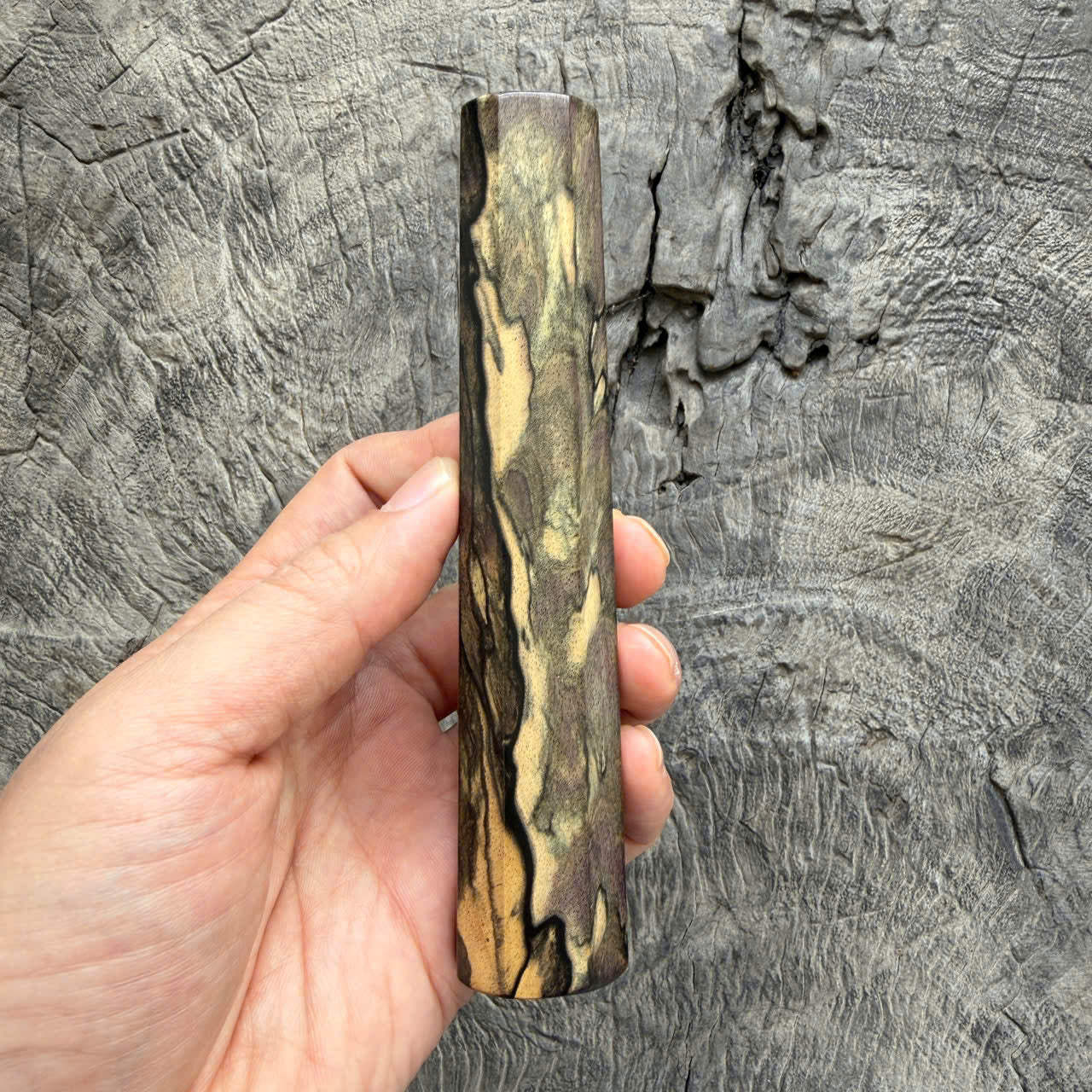 I - 10 Two tone Ebony Wa handle, Mono -  140 mm